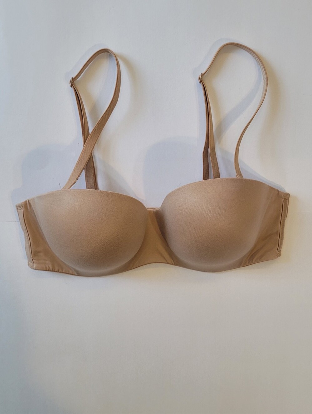 Victoria's Secret Strapless Push-Up Bra Nude 32D